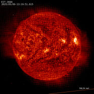 Latest image by SOHO EIT 304A