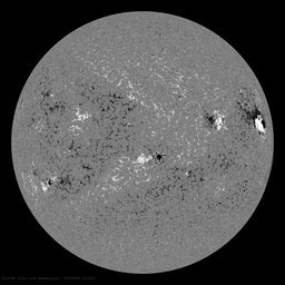 Latest image from SDO HMI Magnetogram