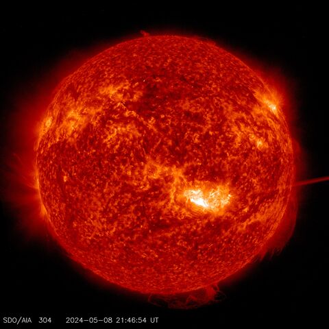 Latest image from SDO AIA 304A