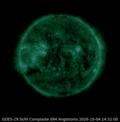 Latest image from the primary GOES satellite SUVI 94Å