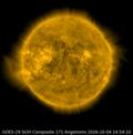 Latest image from the primary GOES satellite SUVI 171Å
