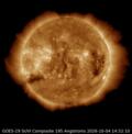 Latest image from the primary GOES satellite SUVI 195Å